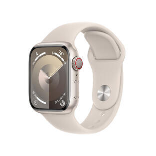 Apple Watch S9 Cell 45mm Starlight Alu,Star SB,S/M