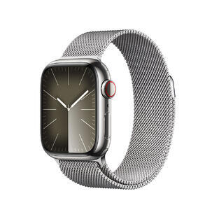 Apple Watch S9 Cell 41mm Silver Steel,Sil Milan L.