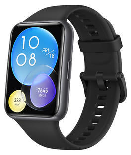 Huawei Watch Fit 2 Active Black + Black silicon