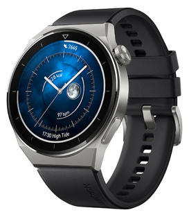 Huawei Watch GT 3 Pro 46 mm Titan + black silikon