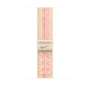 Apple 41mm Nike Sport Loop Starlight/Pink