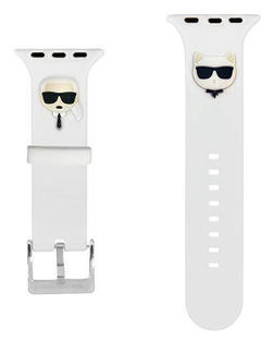 Karl Lagerfeld & Choupette řemínek Apple 38/40,Whi