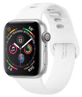 SPIGEN Silicone Fit Apple Watch 38/40/41mm, White