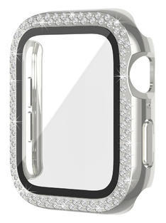 Worryfree Bling Bumper Case Apple Watch 41mm,Silve