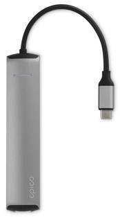 Epico USB-C hub slim Silver