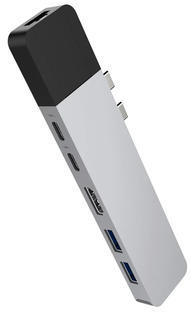 HyperDrive NET Hub pro USB-C pro MacBook Pro, Silv