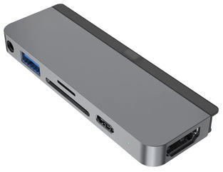 HyperDrive 6-in-1 USB-C Hub pro iPad Pro, Gray