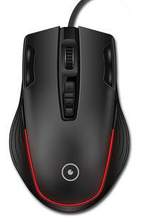 MUVIT Gaming Mouse Wired, 5K DPI, PC/Mac, Black