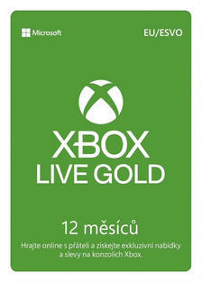 Microsoft Xbox Live Gold Game Pass 12 měsíců