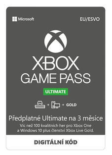 Microsoft Xbox Game Pass Ultimate 3 měsíce
