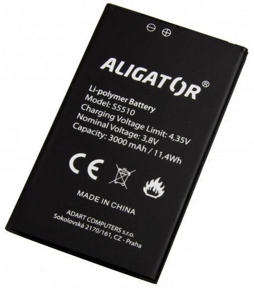 ALIGATOR S5510 baterie 3.000mAh Li-Ion
