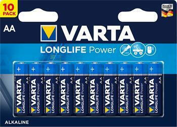 Varta Longlife Power AA Baterie 10ks (EU Blister)