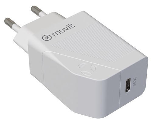 MUVIT For Change Wall Charger PD 30W, White