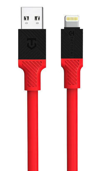 Tactical Fat Man Cable USB-A/Lightning 1m, Red1