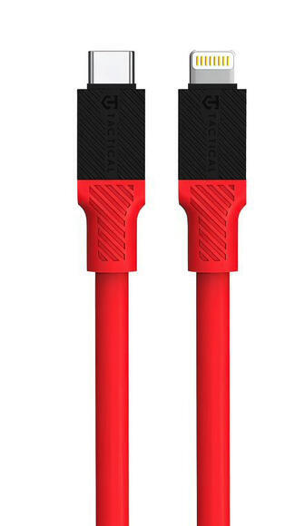 Tactical Fat Man Cable USB-C/Lightning 1m, Red1