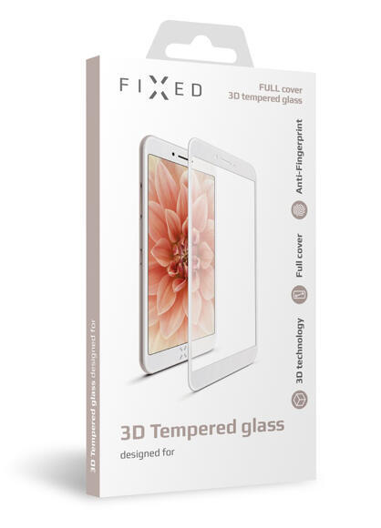 FIXED 3D Full-Cover sklo iPhone 7/8/SE 2020, White