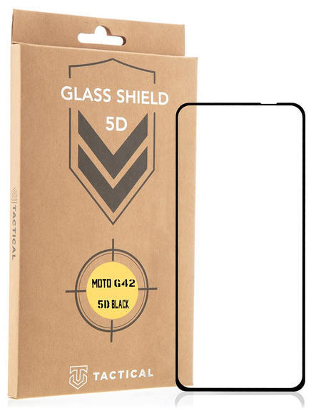 Tactical Glass 5D Motorola G42, Black