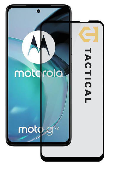 Tactical Glass 5D Motorola G72, Black1