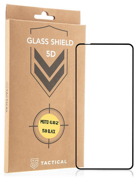 Tactical Glass 5D Motorola G82, Black