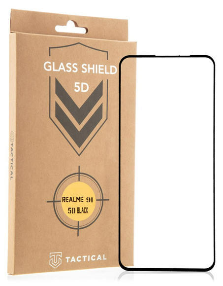 Tactical Glass 5D Realme 9i, Black