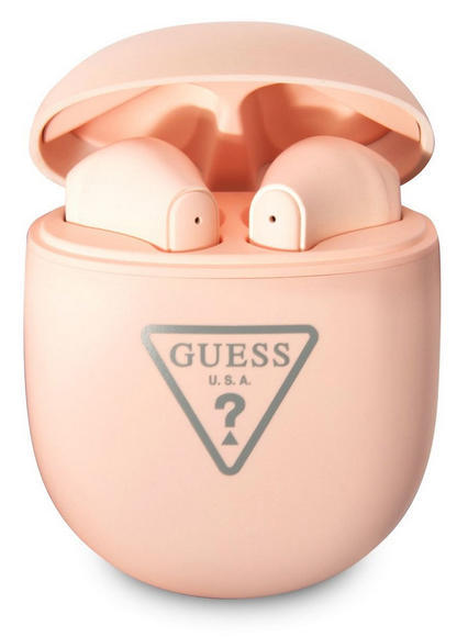 Guess True Wireless Triangle Logo Stereo, Pink1