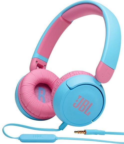 JBL JR310 kabelová stereo sluchátka, Blue/Pink1