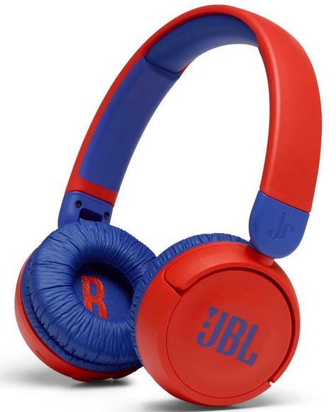 JBL JR310BT bezdrátová stereo sluchátka, Red/Blue1