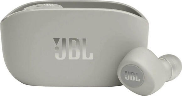 JBL Vibe 100TWS bezdrátová sluchátka, Sand Ivory1
