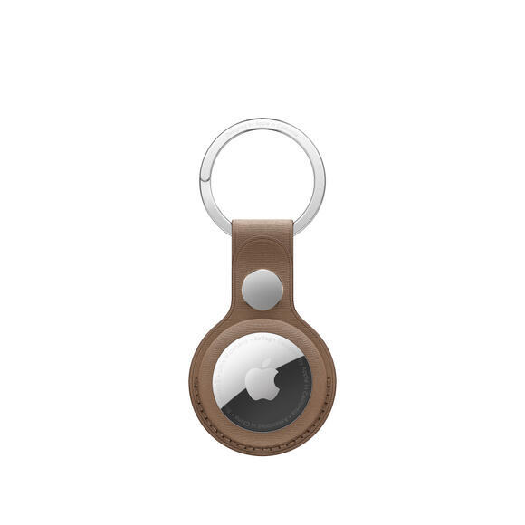 AirTag FineWoven Key Ring Taupe1