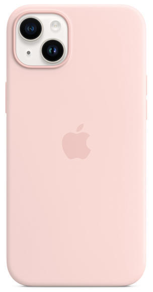 iPhone 14 Plus Silicone Case MagSafe - Chalk Pink1