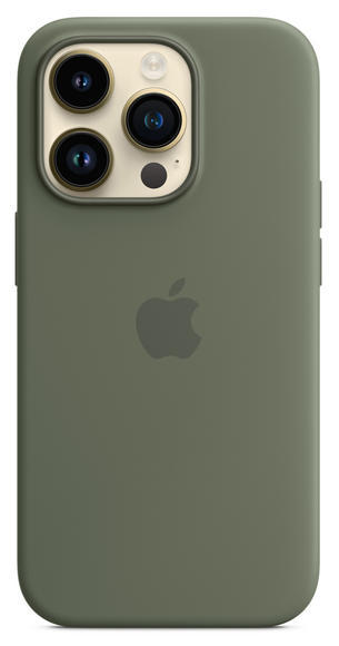 iPhone 14 Pro Silicone Case MagSafe - Olive1