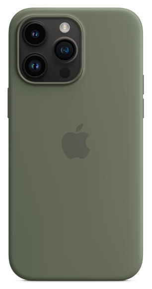 iPhone 14 Pro Max Silicone Case MagSafe - Olive1