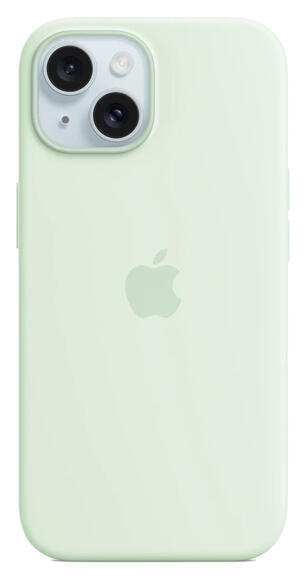 iPhone 15 Silicone Case MagSafe Soft Mint1