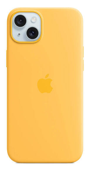 iPhone 15 Plus Silicone Case MagSafe Sunshine