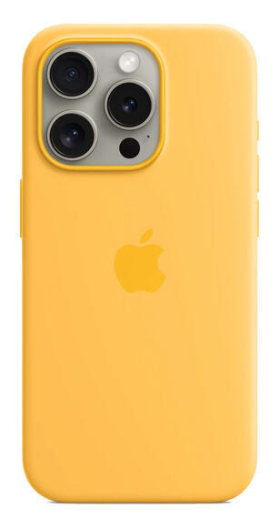 iPhone 15 Pro Silicone Case MagSafe Sunshine1