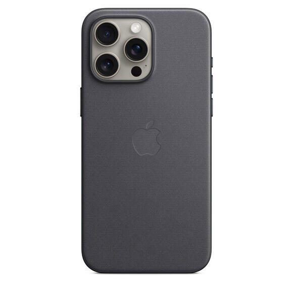 iPhone 15 Pro Max FineWoven Case MagSafe Black1