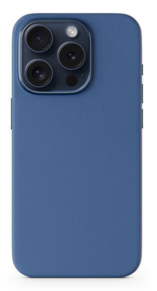 Epico Mag+ Leather Case iPhone 15 Pro Blue1