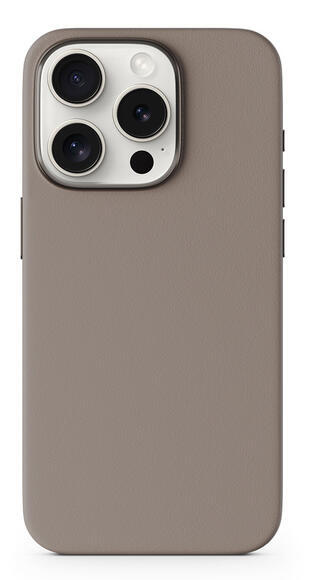 Epico Mag+ Leather Case iPhone 15 Pro Clay1