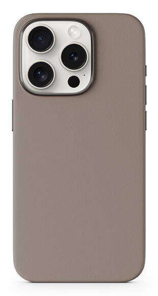 Epico Mag+ Leather Case iPhone 15 Pro Max Clay1