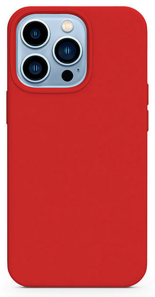 Epico Silicone Case Magnetic iPhone 13, Red1