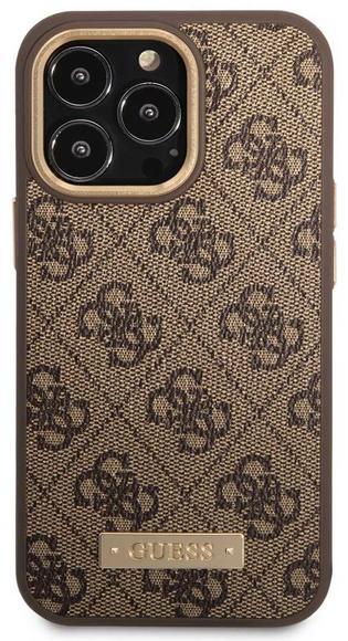 Guess PU 4G MagSafe Case iPhone 14 Pro, Brown1
