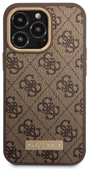 Guess PU 4G MagSafe Case iPhone 14 Pro Max, Brown1