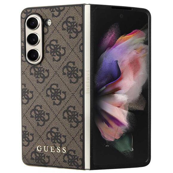 Guess Charms Hard Case 4G Galaxy Z Fold 5, Brown1