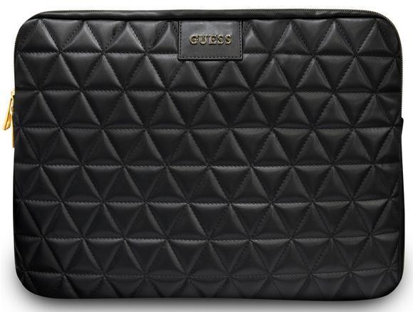 Guess Quilted Computer Sleeve do velikosti 13",BLK1