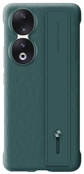 Honor 90 PU-HandStrap Protective Case, Green1