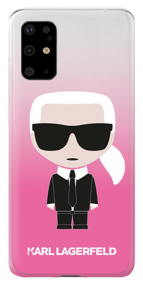 Karl Lagerfeld Degrade kryt Galaxy S20, Pink