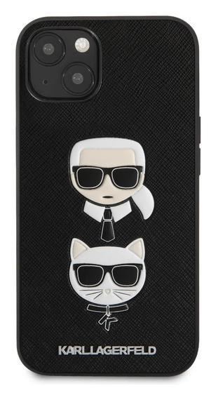 Karl Lagerfeld Saffiano Case iPhone 13 mini, Black1