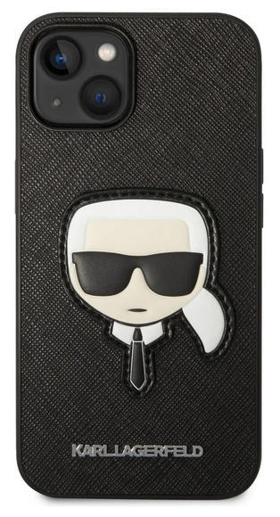 Karl Lagerfeld Saffiano Case Karl Head iPhone 14 Plus1