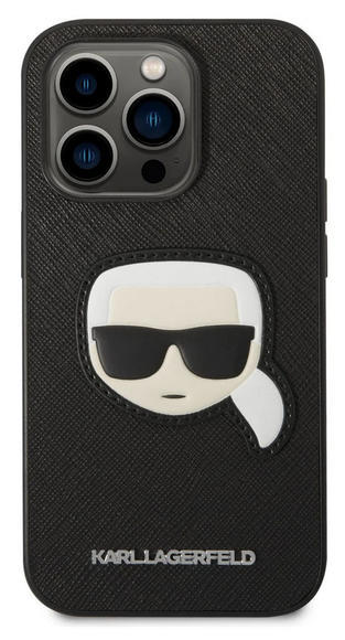 Karl Lagerfeld Saffiano Case Karl Head iPhone 14 Pro1