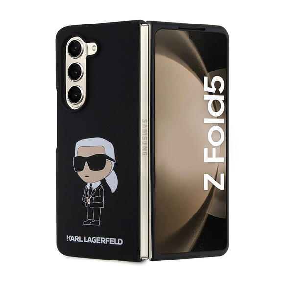 Karl Lagerfeld Silicon Case Galaxy Z Fold 5, Black1